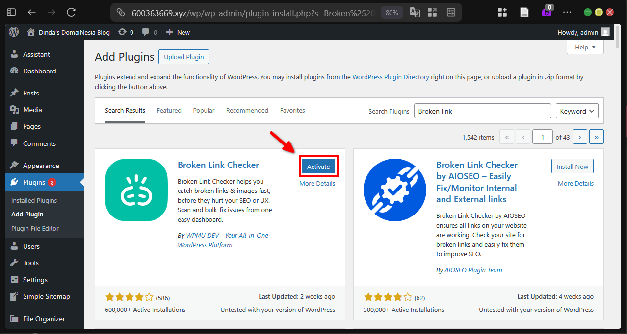 Panduan Atasi Dan Deteksi Broken Link di Wordpress 8 Panduan Atasi Dan Deteksi Broken Link di WordPress
