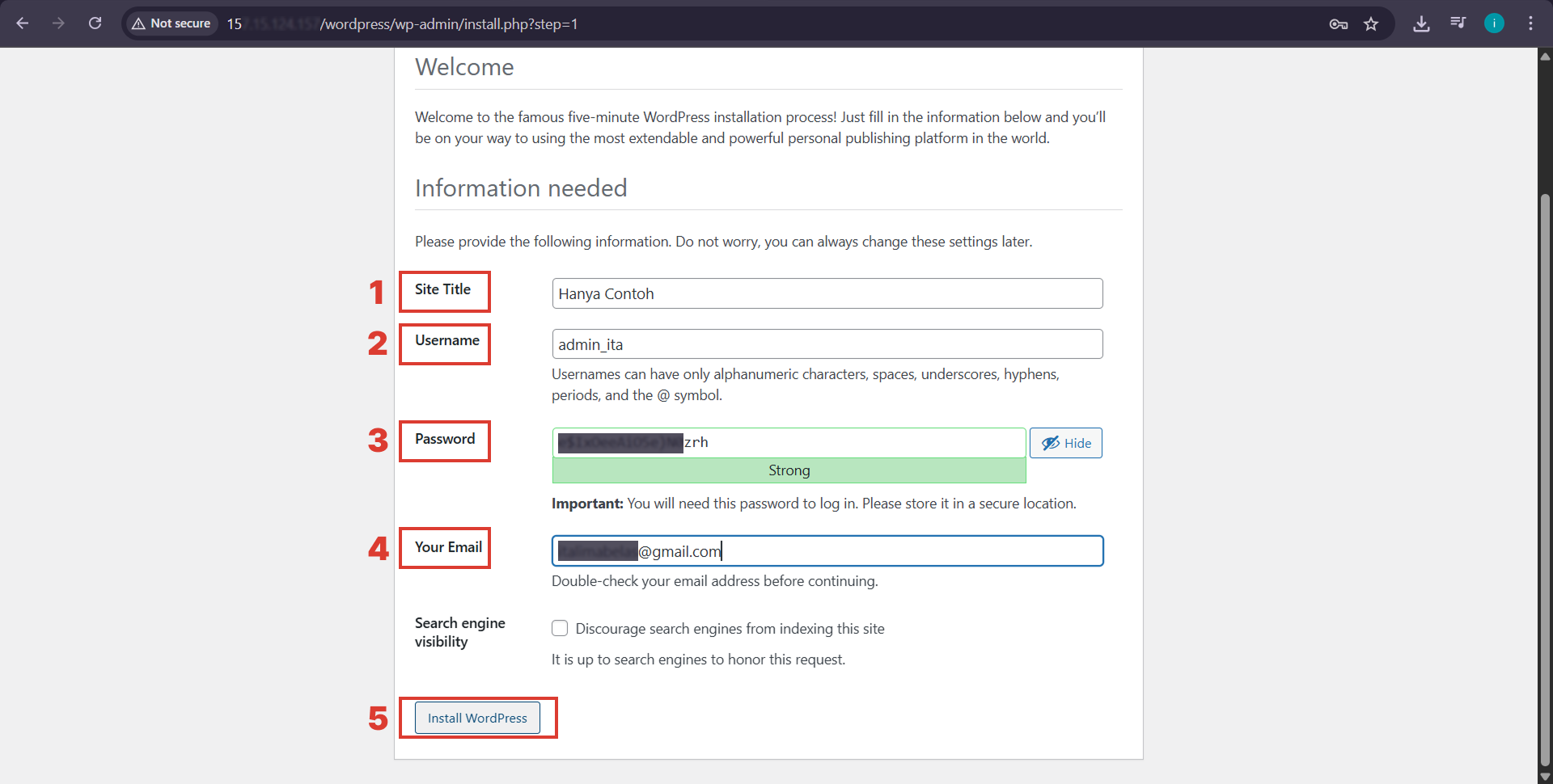Tutorial Mudah Instalasi WordPress dengan LAMP Stack di VPS 4 Buat Akun dan Nama Web