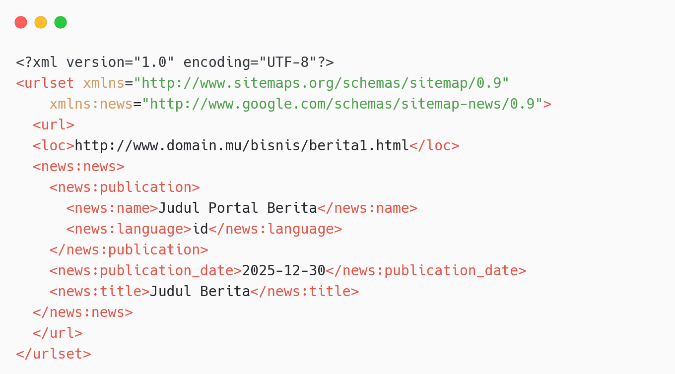 Cara Indeks Berita di Wordpress Dengan Sitemap Google News 3 Cara Indeks Berita di WordPress Dengan Sitemap Google News