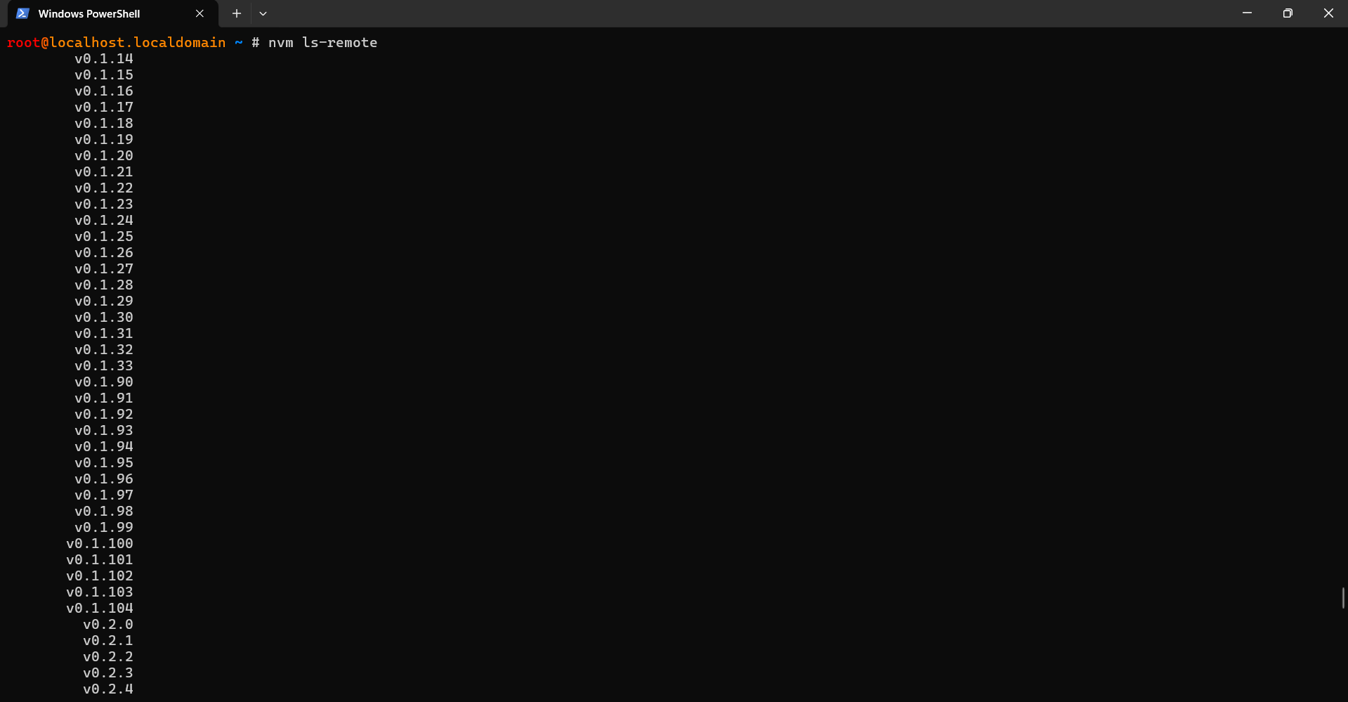 Terbaru! 3 Cara Mudah Instal Node.js dan NPM di VPS Ubuntu 8 Cek Daftar Versi Node.js