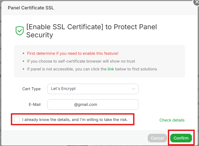 Cara Mengubah URL aaPanel dari Alamat IP ke Nama Domain 18 Cara Mengubah URL aaPanel dari Alamat IP ke Nama Domain 17