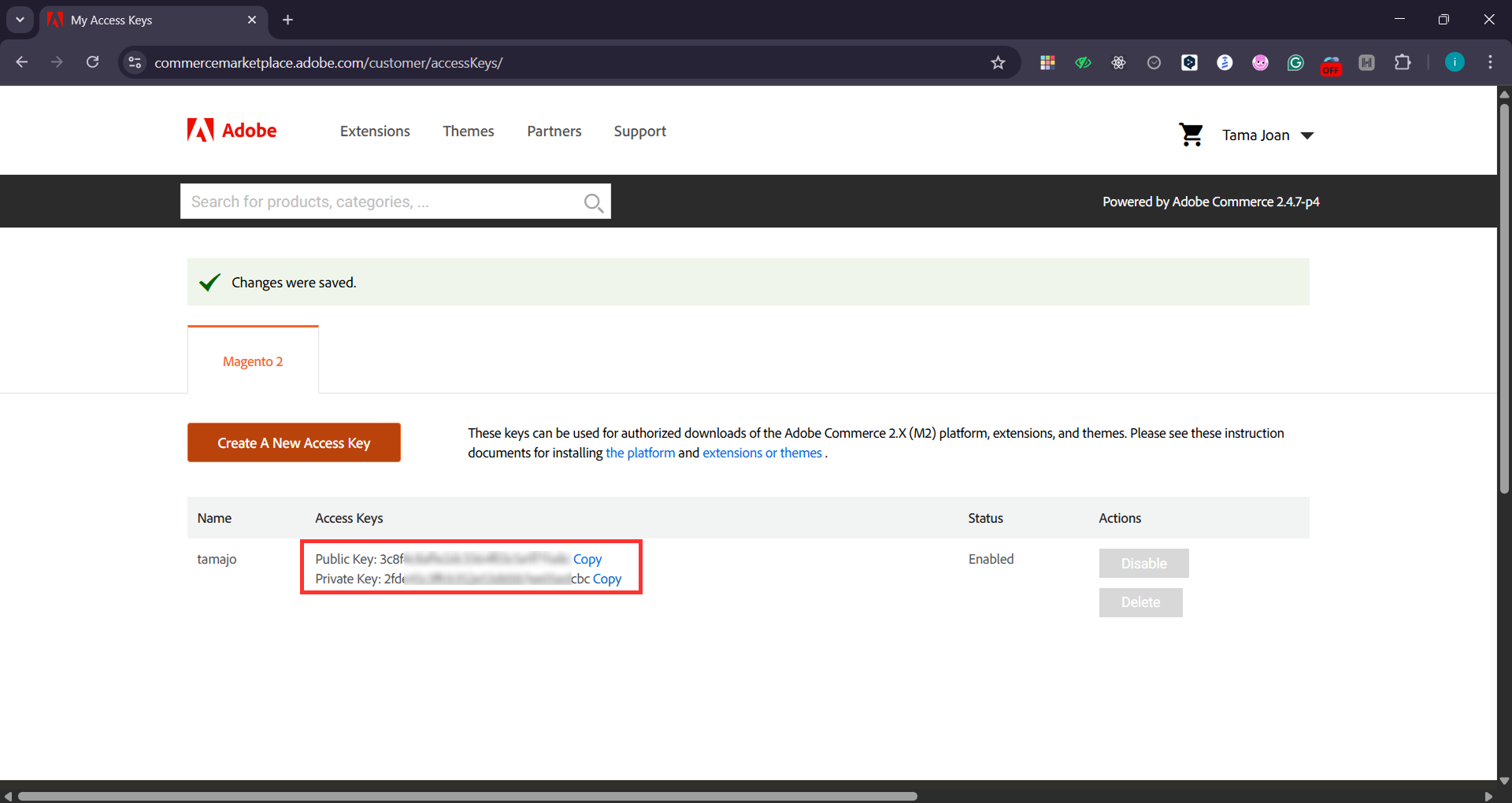 Tutorial Instal Magento dan Optimasi untuk E-commerce di VPS 6 Copy username dan password