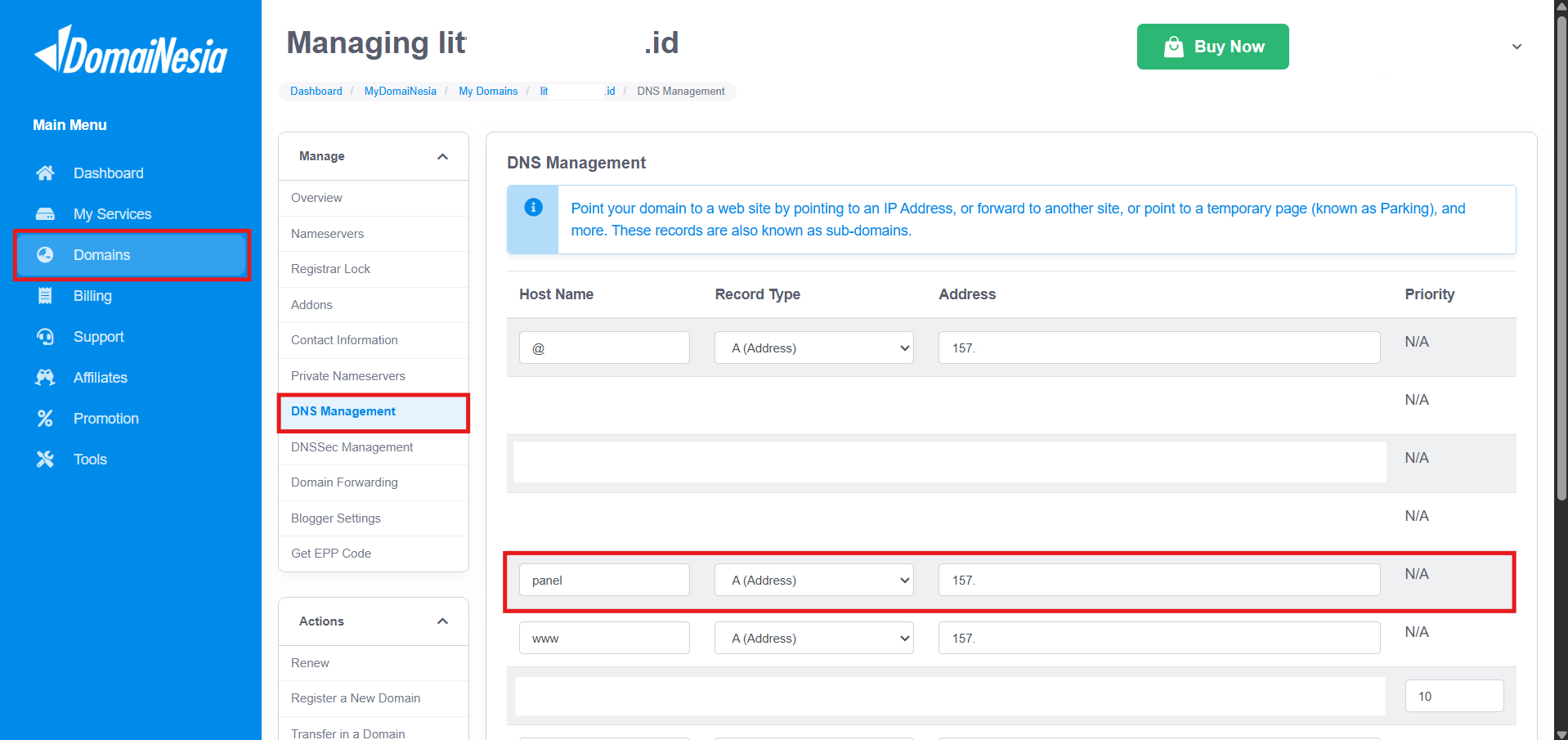 Cara Mengubah URL aaPanel dari Alamat IP ke Nama Domain 5 Cara Mengubah URL aaPanel dari Alamat IP ke Nama Domain 4