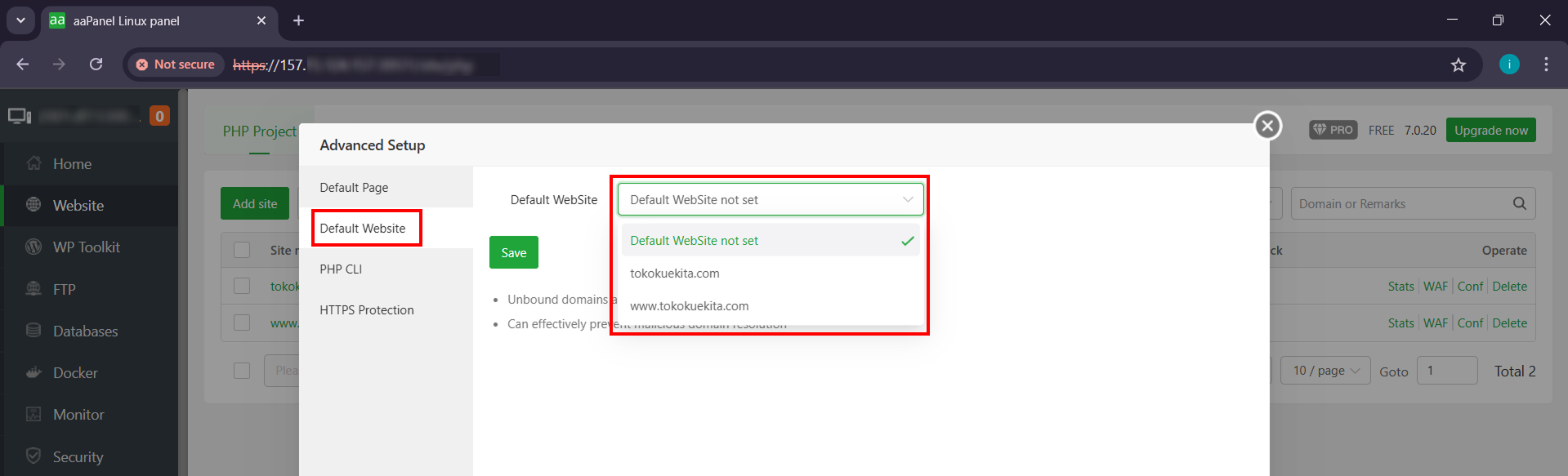 Tutorial Cara Menambahkan Domain dan Subdomain di aaPanel 11 Tutorial Cara Menambahkan Domain dan Subdomain di aaPanel 10