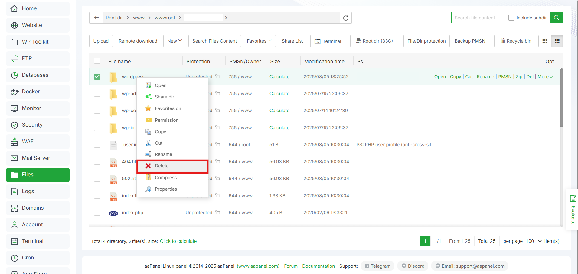 Cara Menghubungkan WordPress dengan aaPanel, Mudah! 15 Cara Menghubungkan WordPress dengan aaPanel, Mudah! 14