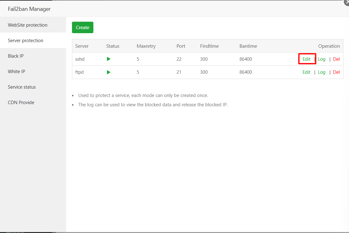 Panduan Cara Mengatur Whitelist dan Blacklist IP di aaPanel 9 Panduan Cara Mengatur Whitelist dan Blacklist IP di aaPanel 8