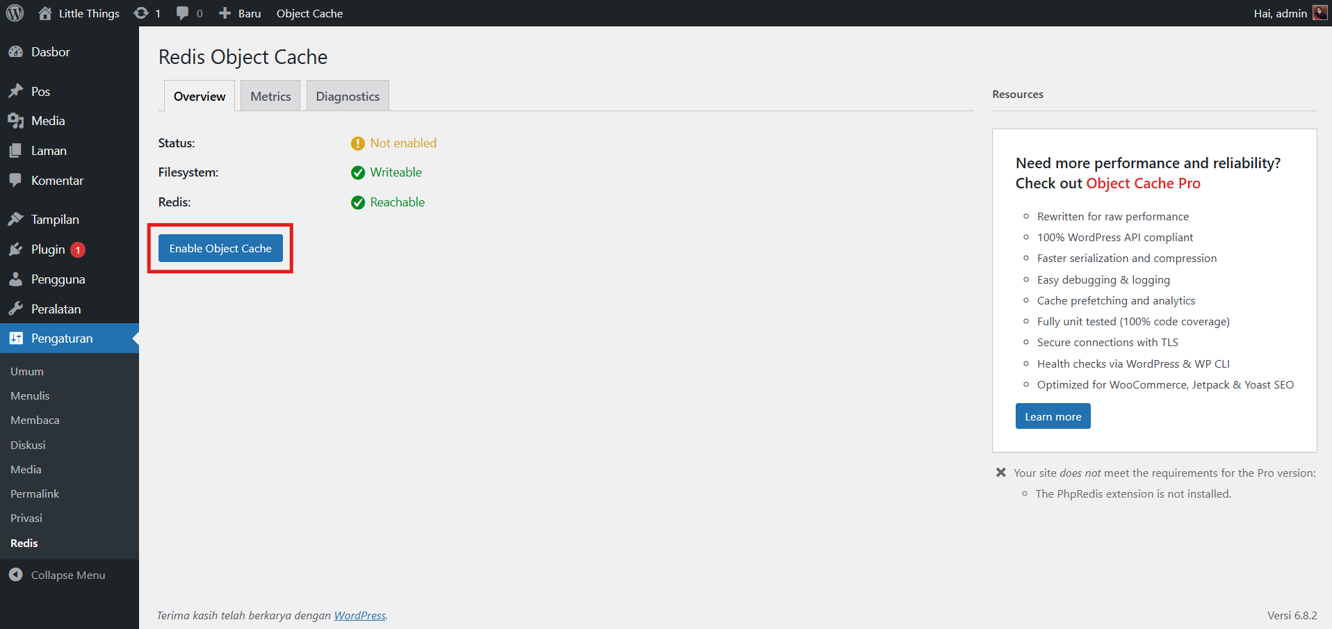 Cara Integrasi Redis di WordPress: Solusi Website Anti Lemot 12 Cara Integrasi Redis di WordPress: Solusi Website Anti Lemot 11