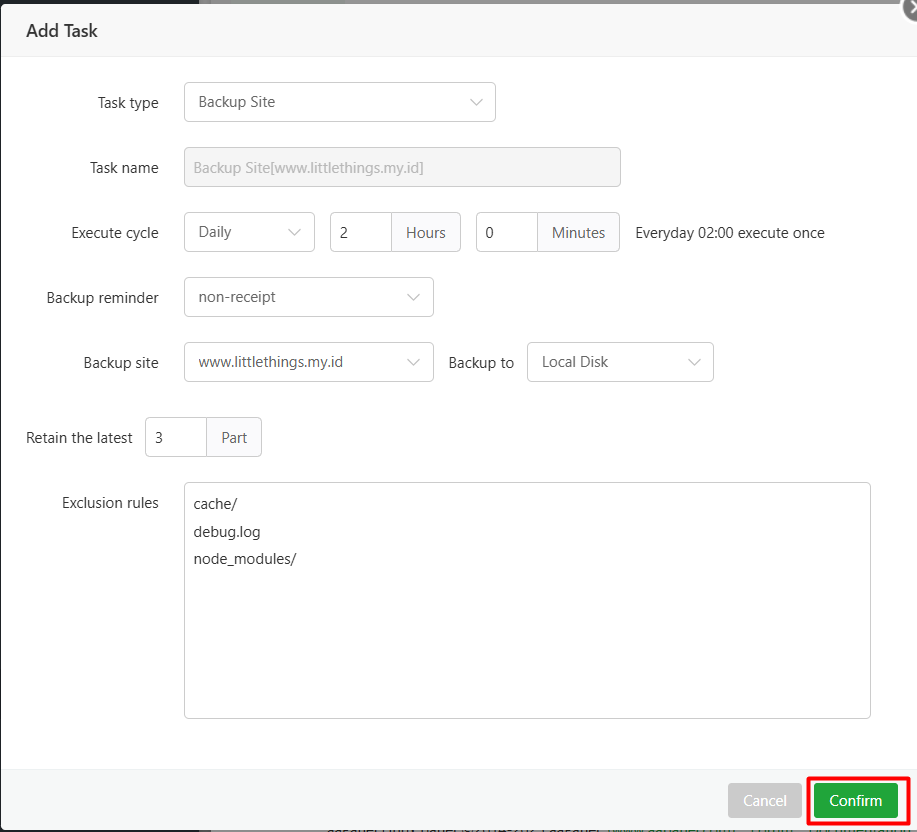 Cara Backup dan Restore Website di aaPanel, Anti Data Hilang 10 Cara Backup dan Restore Website di aaPanel, Anti Data Hilang 9