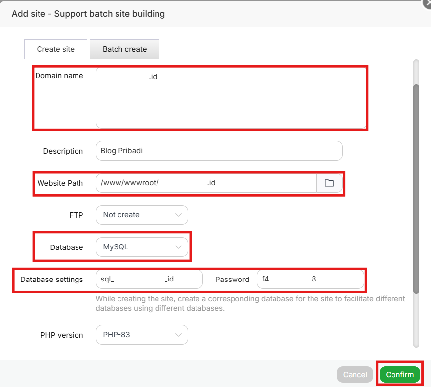 Cara Menghubungkan WordPress dengan aaPanel, Mudah! 5 Cara Menghubungkan WordPress dengan aaPanel, Mudah! 4