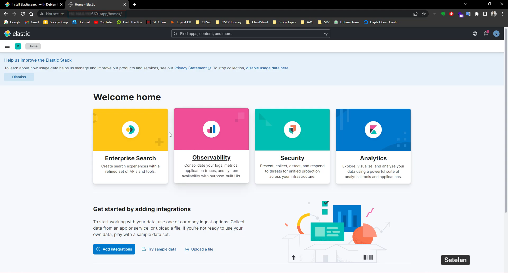 Instal ELK Stack: Elasticsearch, Logstash, dan Kibana di VPS 4 Kibana Dashboard 2