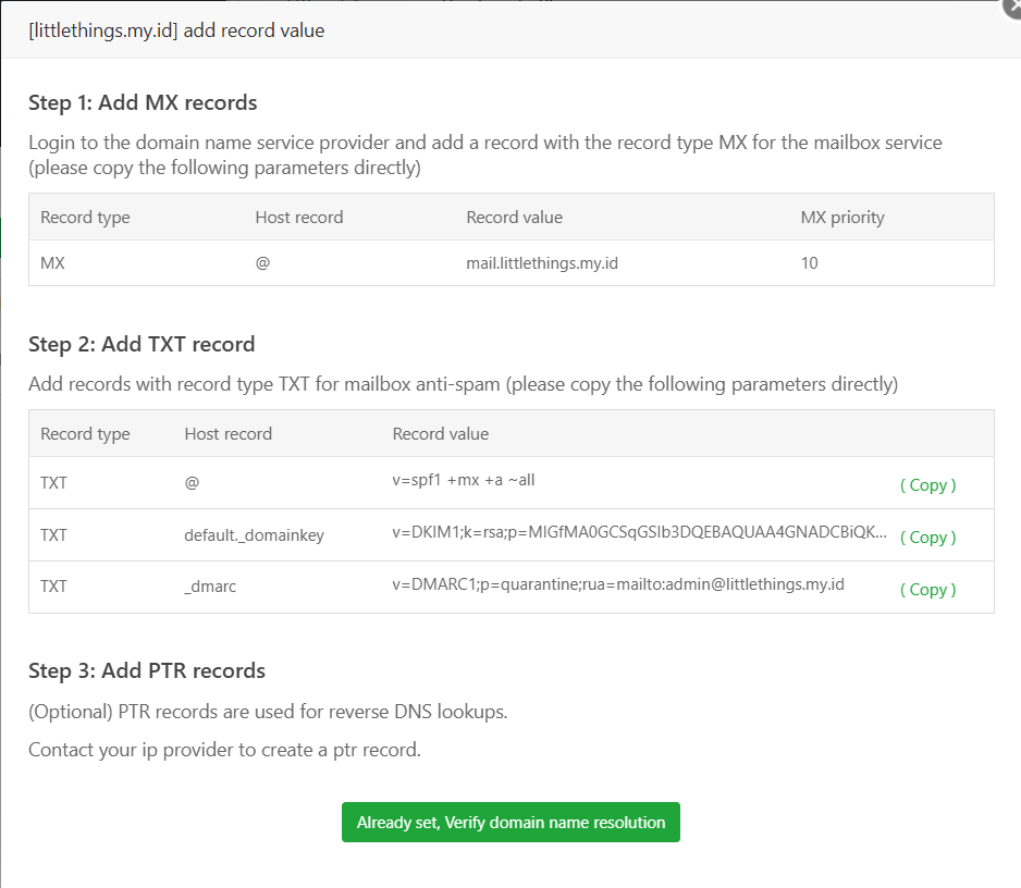 Cara Instal Mail Server di aaPanel untuk Kirim Email di VPS 10 Cara Instal Mail Server di aaPanel untuk Kirim Email di VPS 9