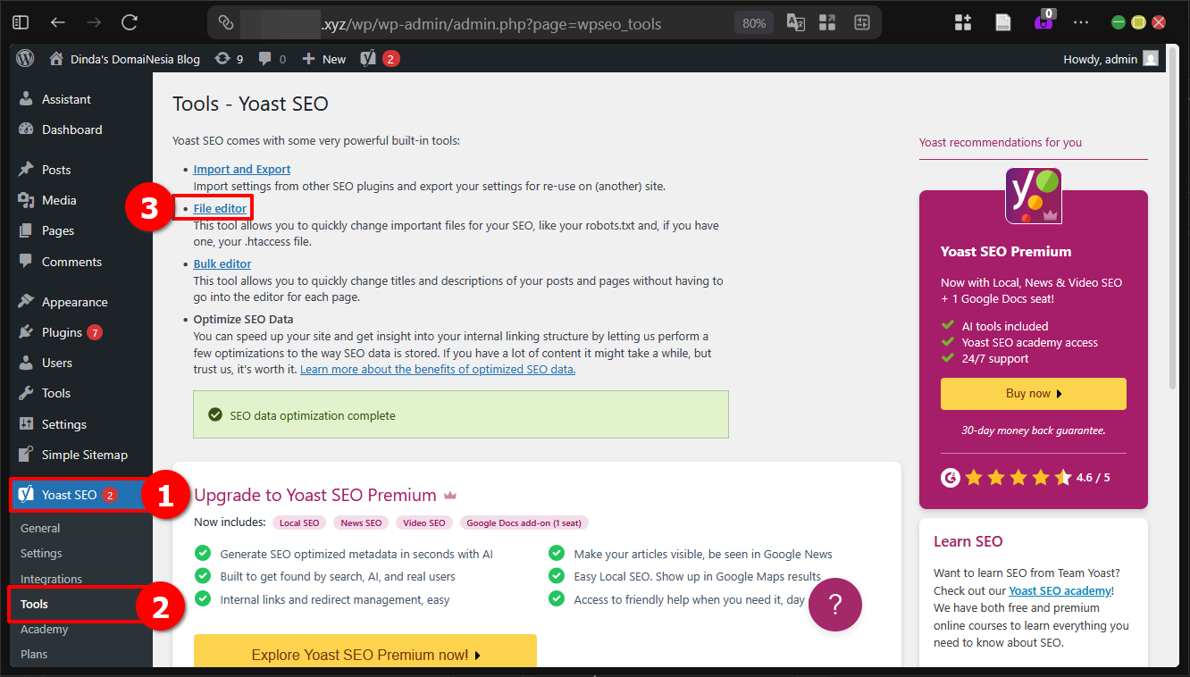 2 Cara Tambahkan Robots.txt di Wordpress (Manual & Plugin) 14 2 Cara Tambahkan Robots.txt di WordPress (Manual & Plugin)