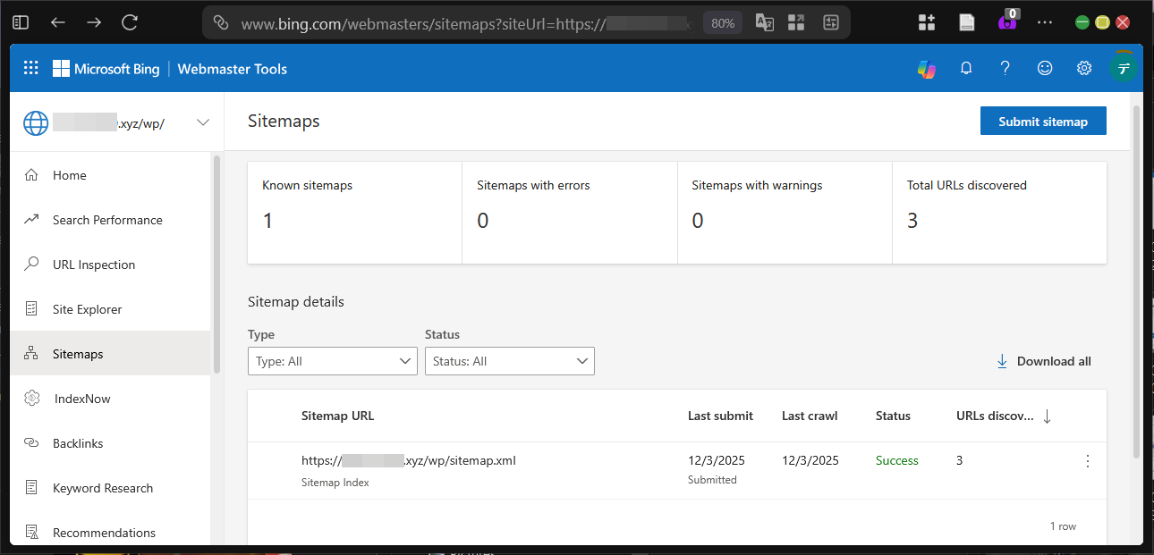 Cara Tambah XML Sitemap Wordpress Ke Bing & DuckDuckGO 27 Cara Tambah XML Sitemap WordPress Ke Bing & DuckDuckGO