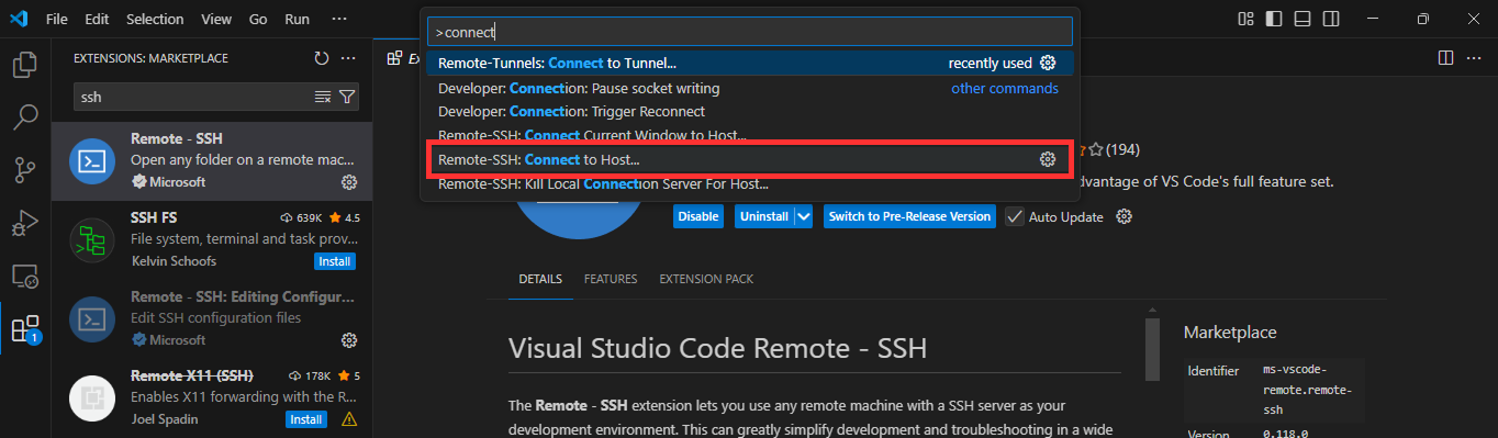 Tutorial Remote Development dengan VS Code Server di VPS 5 Remote SSH Connect to Host