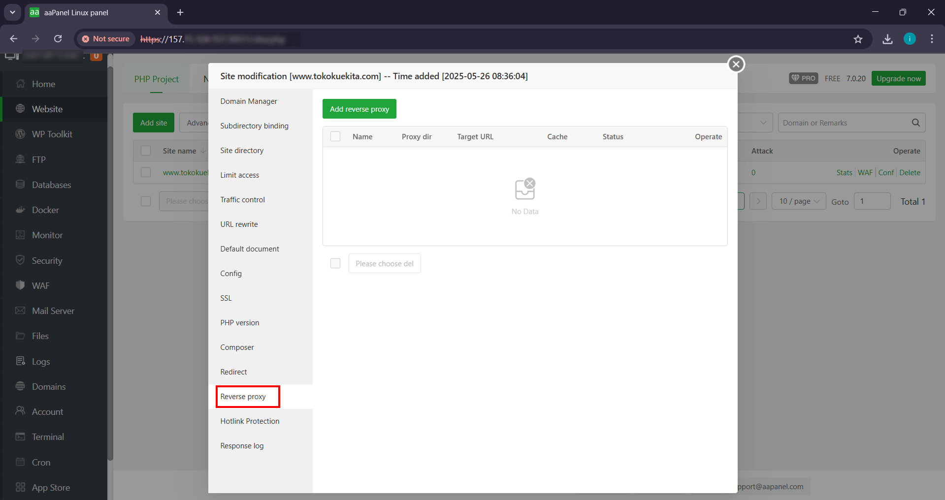 Cara Menambah & Mengelola Website di aaPanel, Cuma 5 Menit 13 Cara Menambah & Mengelola Website di aaPanel, Cuma 5 Menit 12