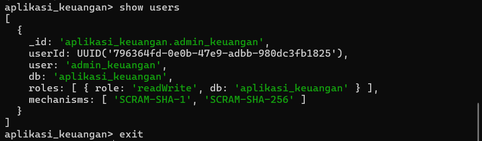 Cara Menjalankan MongoDB di VPS untuk Aplikasi Skala Besar 5 Tampilkan User