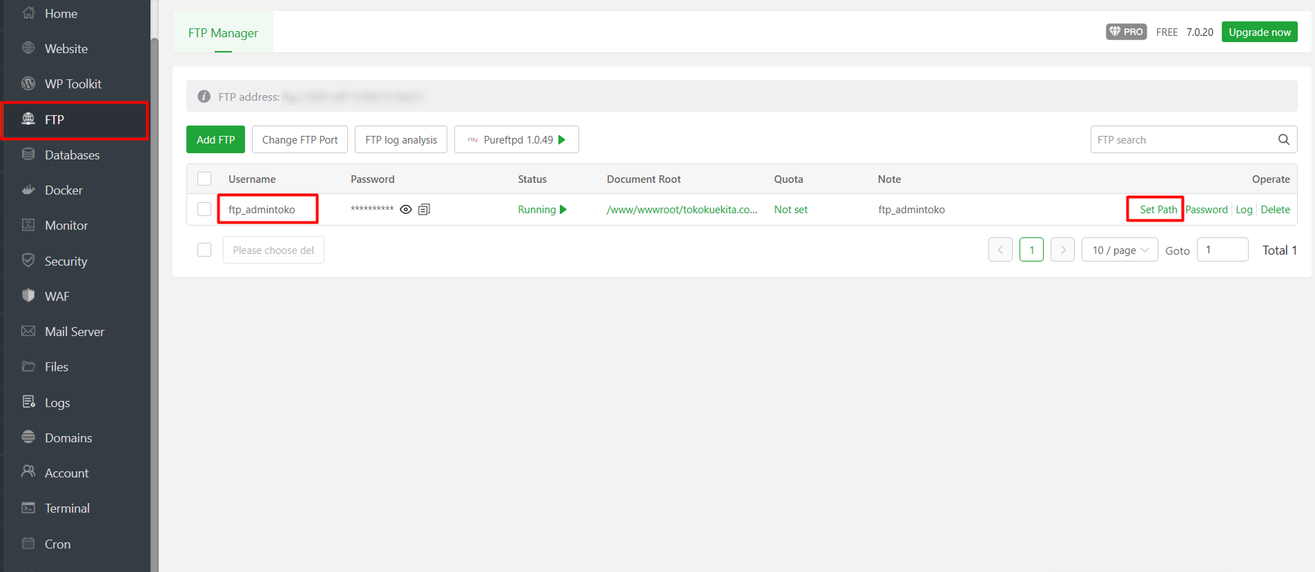 Tutorial Lengkap Cara Menambahkan User FTP di aaPanel 7 Tutorial Lengkap Cara Menambahkan User FTP di aaPanel 6