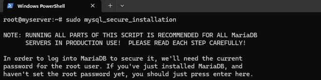 Tutorial Cara Instal MariaDB di VPS Ubuntu, Step-by-Step! 5 sudo mysql_secure_installation