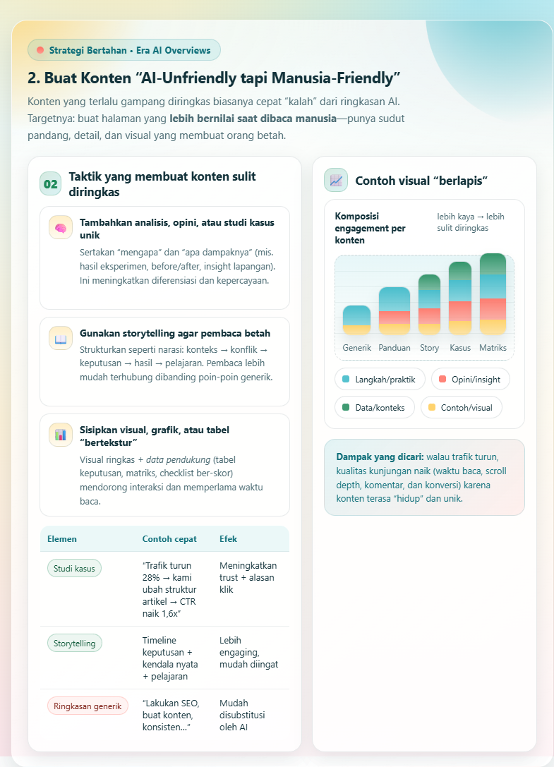 Trafik Website Menurun? Begini Cara Bertahan di Era AI Overviews 5 Trafik Website Menurun