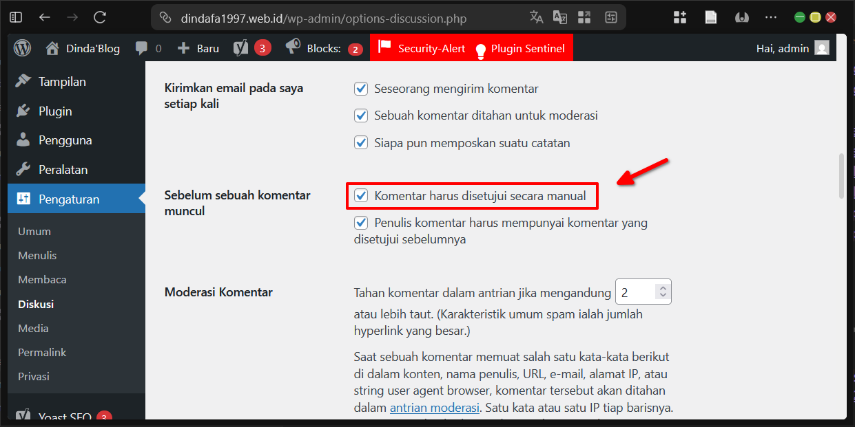 Ada 6 Cara Atasi SPAM Komentar di Wordpress Tanpa Plugin 9 Ada 6 Cara Atasi SPAM Komentar di WordPress Tanpa Plugin