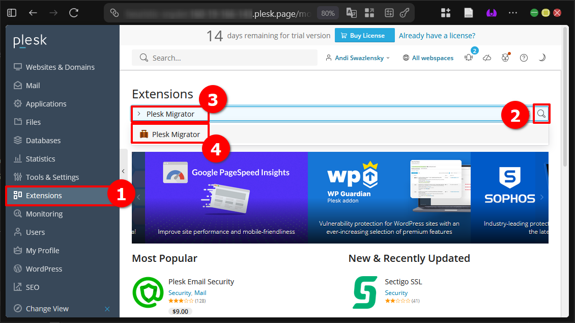 Cara Melakukan Migrasi ke Plesk Dengan Plesk Migrator 11 Cara Melakukan Migrasi ke Plesk Dengan Plesk Migrator