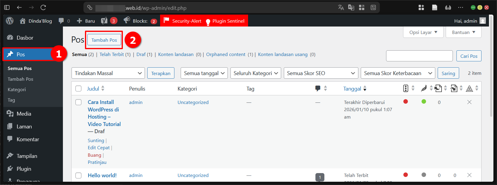2 Cara Paginasi atau Split Post di Wordpress Tanpa Plugin 3 2 Cara Paginasi atau Split Post di WordPress Tanpa Plugin