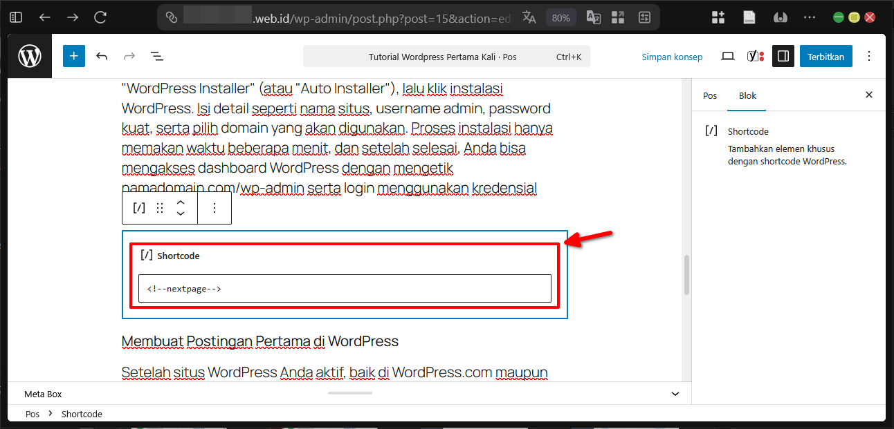 2 Cara Paginasi atau Split Post di Wordpress Tanpa Plugin 7 2 Cara Paginasi atau Split Post di WordPress Tanpa Plugin