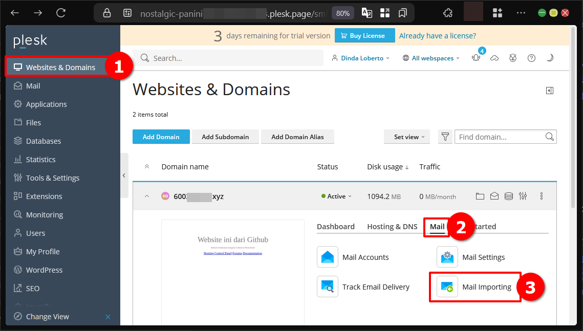 Cara Pakai Mail Importer di Plesk Panel Untuk Pindah Email 8 Cara Pakai Mail Importer di Plesk Panel Untuk Pindah Email