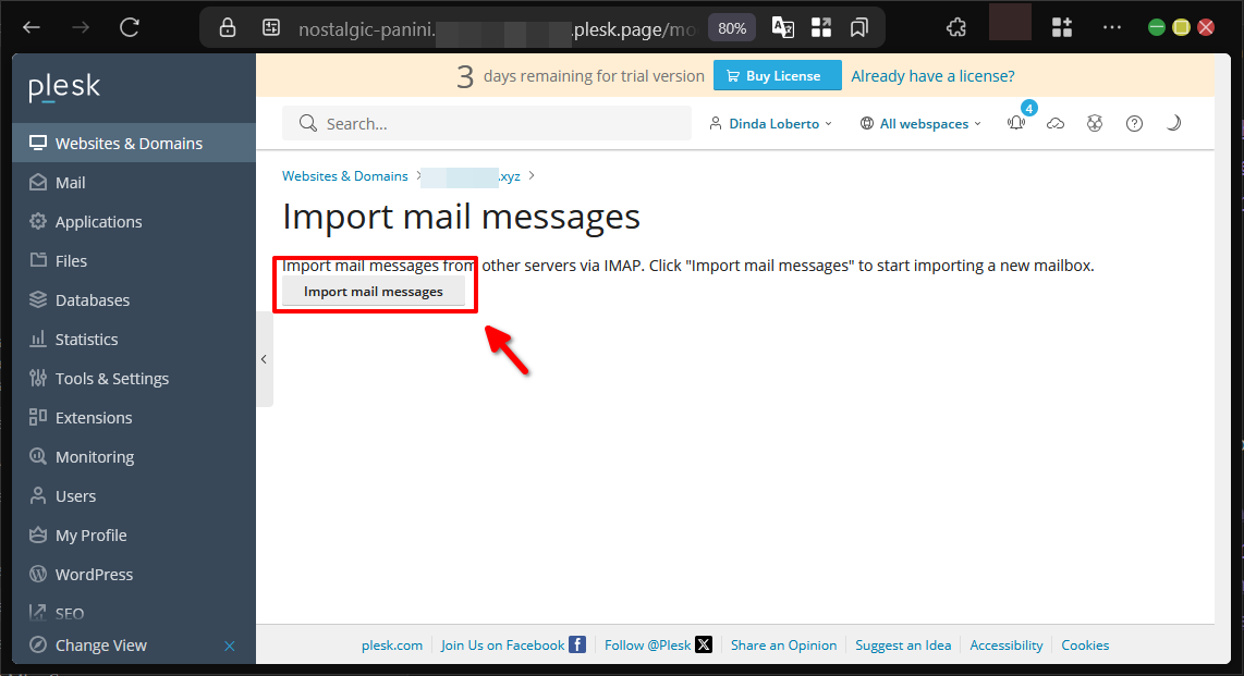 Cara Pakai Mail Importer di Plesk Panel Untuk Pindah Email 9 Cara Pakai Mail Importer di Plesk Panel Untuk Pindah Email