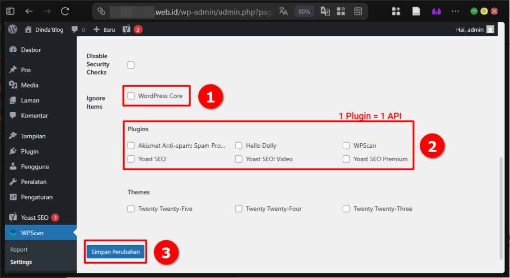 Cara Scan Malware di Wordpress Dengan Plugin WPScan