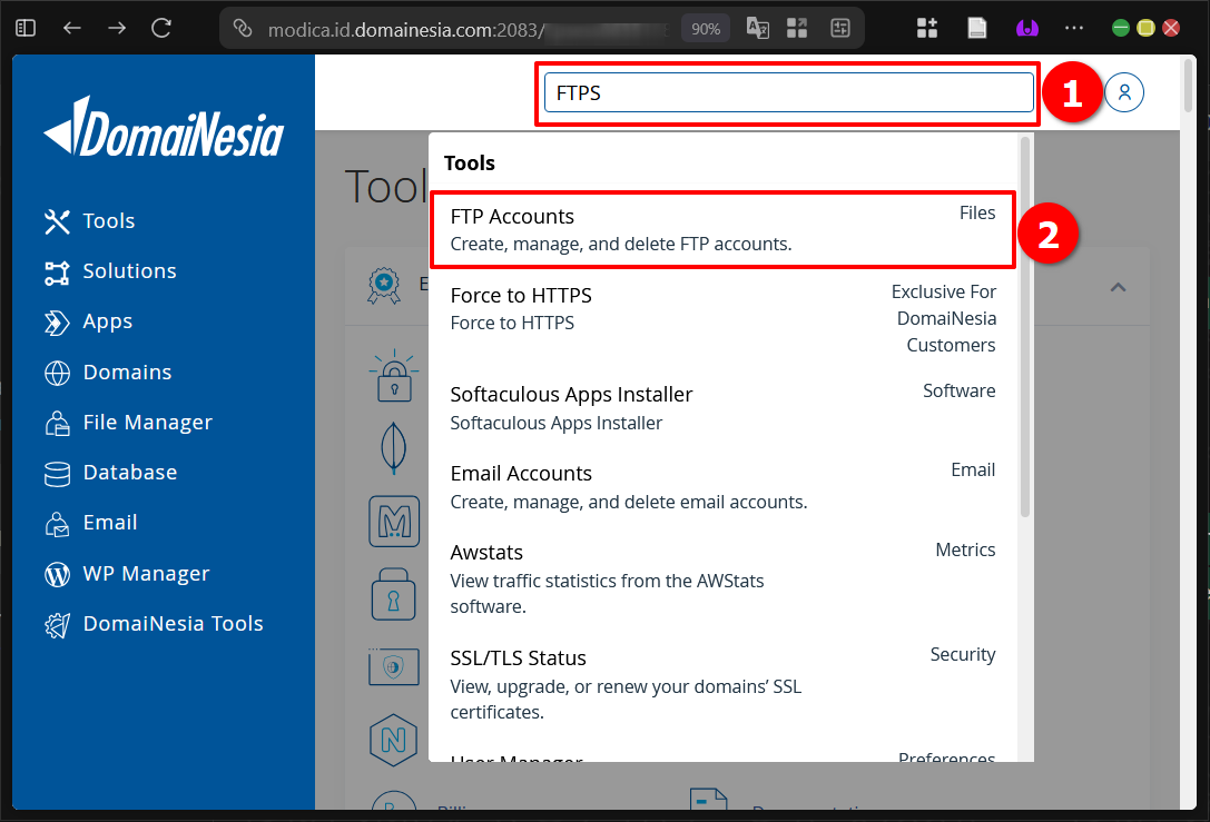 Cara Koneksi Schedule Backup di Plesk Panel Dengan FTPS 3 Cara Koneksi Schedule Backup di Plesk Panel Dengan FTPS