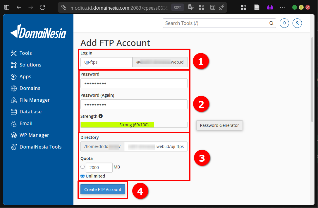 Cara Koneksi Schedule Backup di Plesk Panel Dengan FTPS 4 Cara Koneksi Schedule Backup di Plesk Panel Dengan FTPS