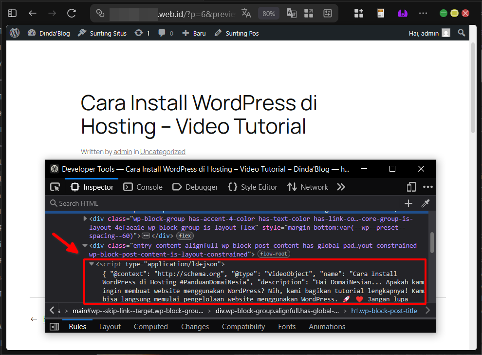 Cara Terapkan Video Schema di Wordpress (Metode Manual) 12 Cara Terapkan Video Schema di WordPress (Metode Manual)