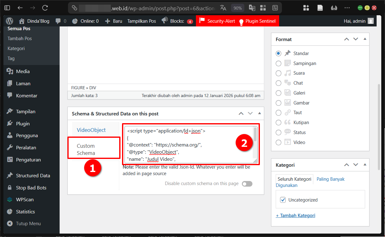 Cara Terapkan Video Schema di Wordpress (Metode GUI) 17 Cara Terapkan Video Schema di WordPress (Metode GUI)