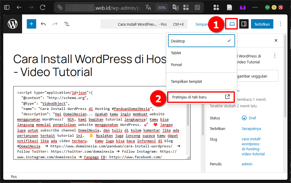 Cara Terapkan Video Schema di Wordpress (Metode GUI) 22 Cara Terapkan Video Schema di WordPress (Metode GUI)