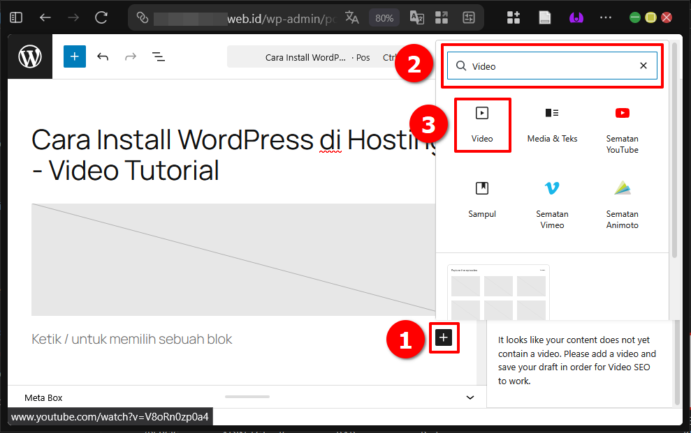 Cara Terapkan Video Schema di Wordpress (Metode GUI) 6 Cara Terapkan Video Schema di WordPress (Metode GUI)