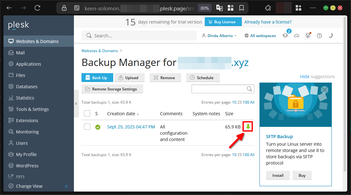 Cari Tahu 4 Cara Untuk Backup Database Web di Plesk Panel 6 Cari Tahu 4 Cara Untuk Backup Database Web di Plesk Panel