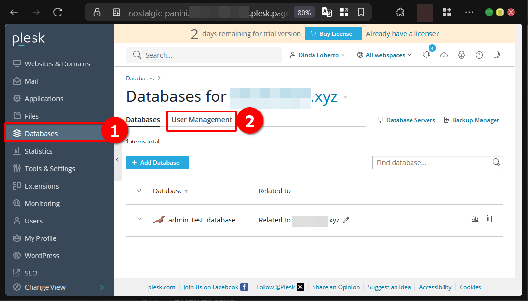Jelajahi 5 Fitur Database di Plesk Panel Agar Data Aman 10 Jelajahi 5 Fitur Database di Plesk Panel Agar Data Aman