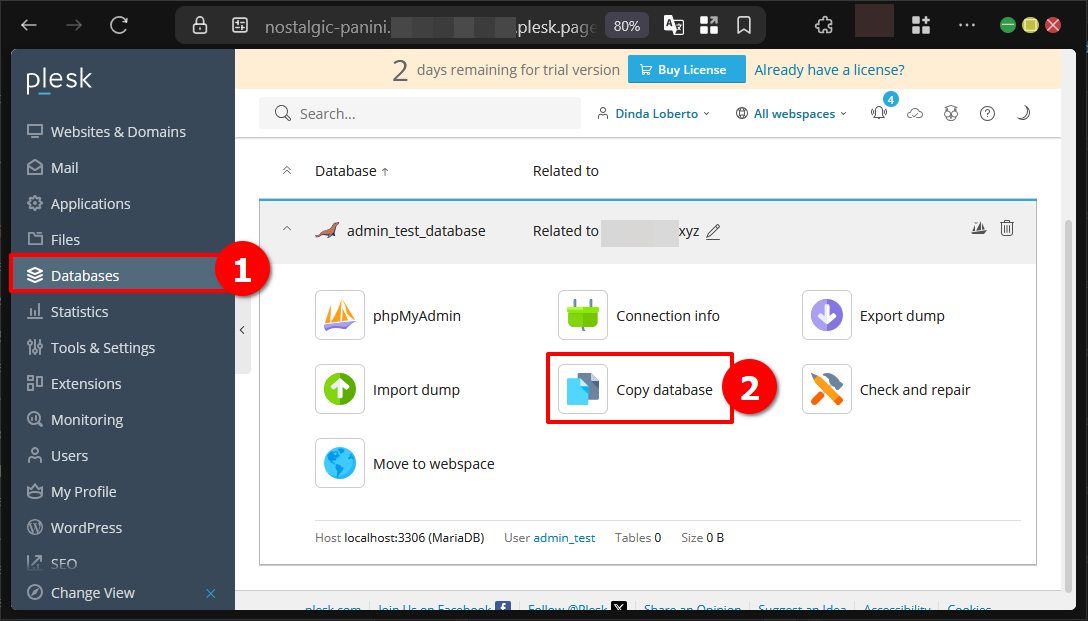 Jelajahi 5 Fitur Database di Plesk Panel Agar Data Aman 5 Jelajahi 5 Fitur Database di Plesk Panel Agar Data Aman