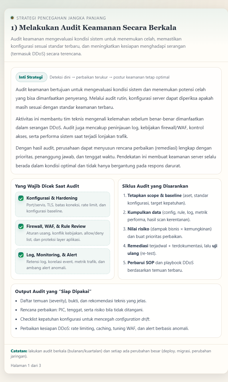 Cara Praktis Melindungi Server dari Serangan DDoS 6 Cara Melindungi Server dari Serangan DDoS