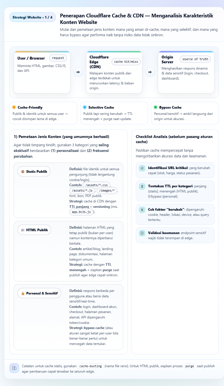 Cloudflare Cache dan CDN untuk Optimasi Kecepatan Website 5 Cloudflare Cache dan CDN
