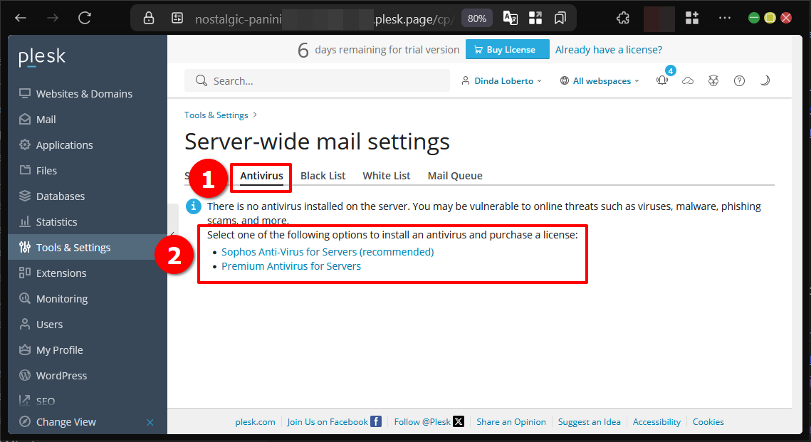 Panduan Awal Konfigurasi Mail Server di Plesk Panel 11 Panduan Awal Konfigurasi Mail Server di Plesk Panel