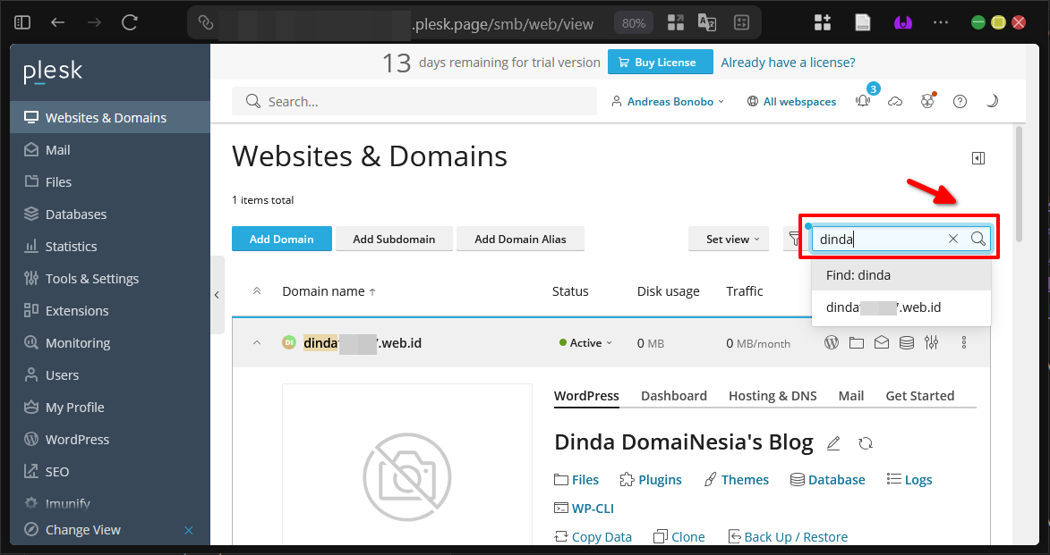 Ketahui Yuk! 6 Fitur Manajemen Domain di Plesk Panel 9 Ketahui Yuk! 6 Fitur Manajemen Domain di Plesk Panel