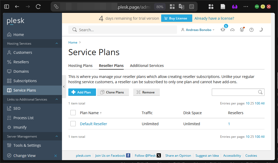 Akun Reseller vs Customer di Plesk Panel (Akses & Bedanya) 8 Akun Reseller vs Customer di Plesk Panel (Akses & Bedanya)