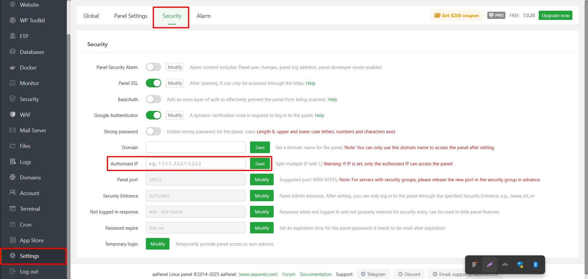 10 Tips Ampuh Mengamankan aaPanel dari Serangan Hacker! 12 10 Tips Ampuh Mengamankan aaPanel dari Serangan Hacker! 11