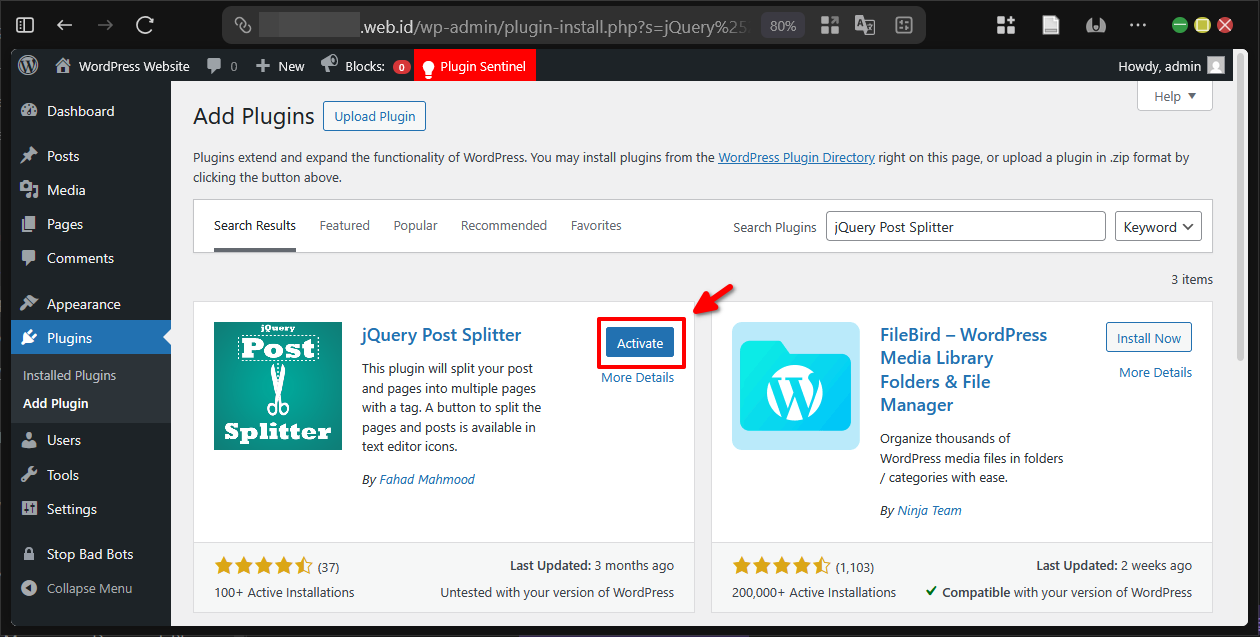 Cara Split Post di Wordpress Via Plugin (JQuery & Otomatis) 9 Cara Split Post di WordPress Via Plugin (JQuery & Otomatis)