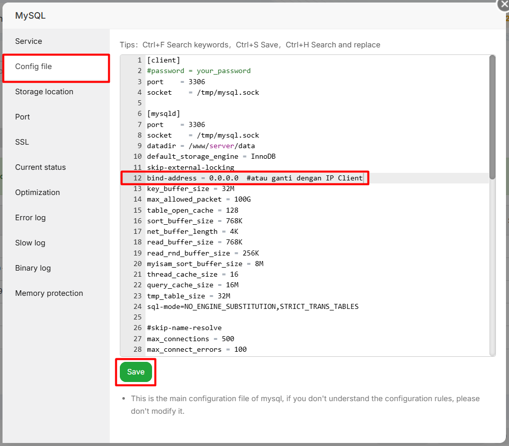 Remote MySQL di aaPanel: Cara Akses Database dari Jauh! 10 Remote MySQL di aaPanel: Cara Akses Database dari Jauh! 9