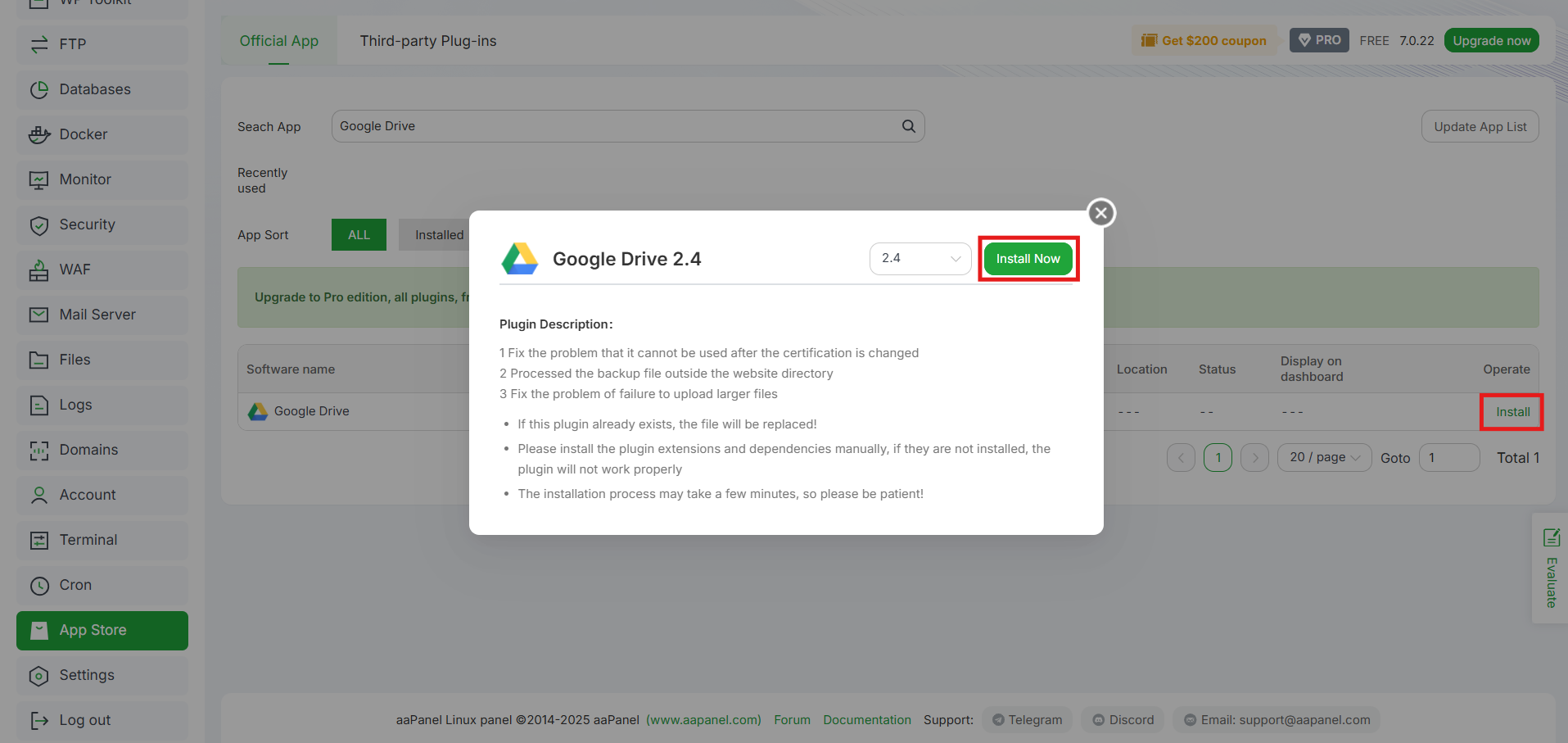 Cara Backup aaPanel ke Google Drive: Amankan Data Website! 4 Cara Backup aaPanel ke Google Drive: Amankan Data Website! 3