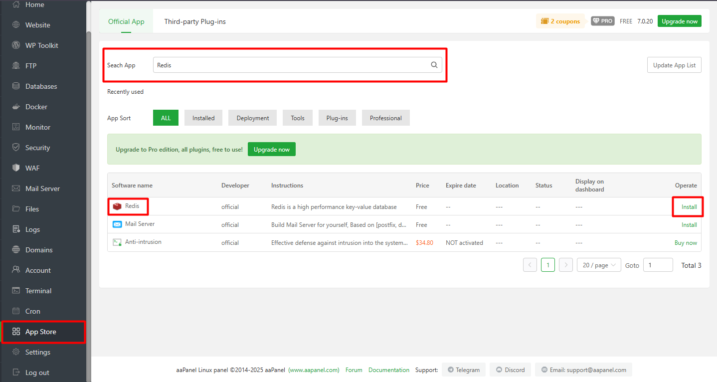 Optimasi Kecepatan WordPress di aaPanel, VPS DomaiNesia! 5 Optimasi Kecepatan WordPress di aaPanel, VPS DomaiNesia! 4