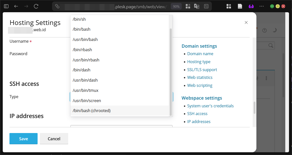 Panduan Memilih Shell SSH di Plesk: Chrooted vs Non-Chrooted 5 Panduan Pilih Shell SSH di Plesk Panel (Chrooted Atau Non)